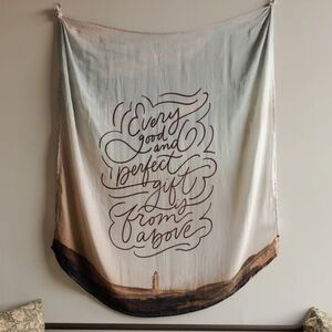 Daily Grace Co, wall tapestry or Swaddle blanket